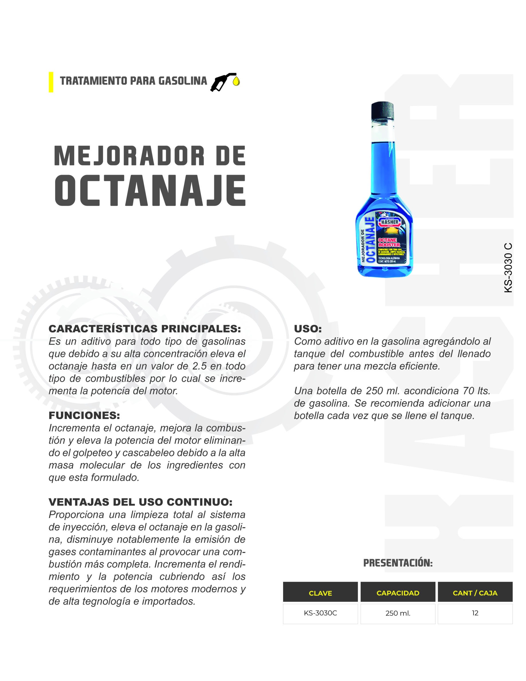 mejorador de octanaje